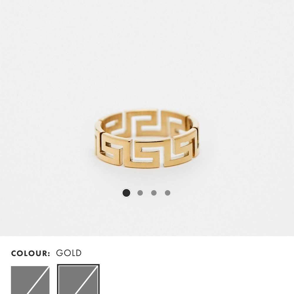 ASOS Gold Statement Ring (new with tag)